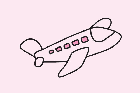 分享几款不同的飞机简笔画(不同飞机图片及名称)