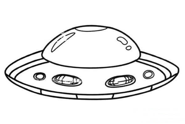 简易飞碟简笔画(飞碟简笔画图片)