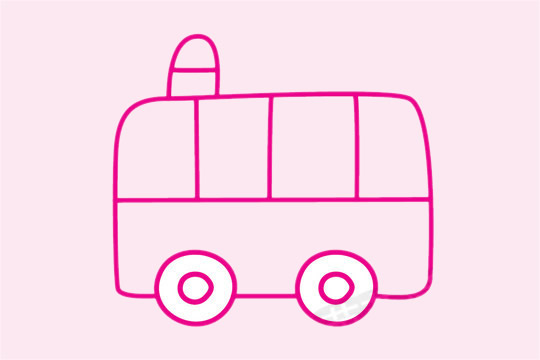 救护车简笔画步骤教程