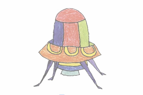 航天探测器怎么画 探测器简笔画教程(探测器画法)