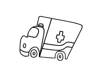 救护车简笔画步骤 救护车简笔画大全 救护车简笔画步骤 救护车简笔画大全