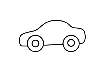 警车简笔画怎么画 警车简笔画步骤