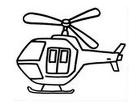 多种形态的飞机简笔画精选