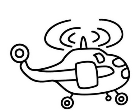 多种形态的飞机简笔画精选