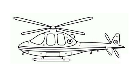 多种形态的飞机简笔画精选