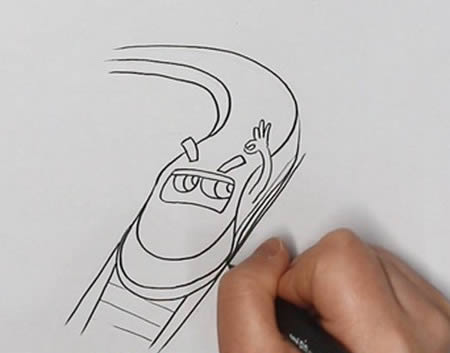 高铁简笔画怎么画 高铁简笔画教程