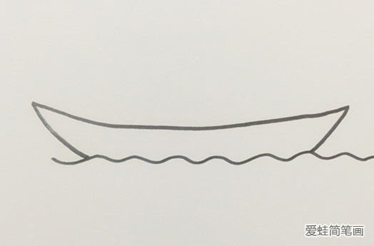 非常简单的小木船简笔画步骤(简单的木质小船)