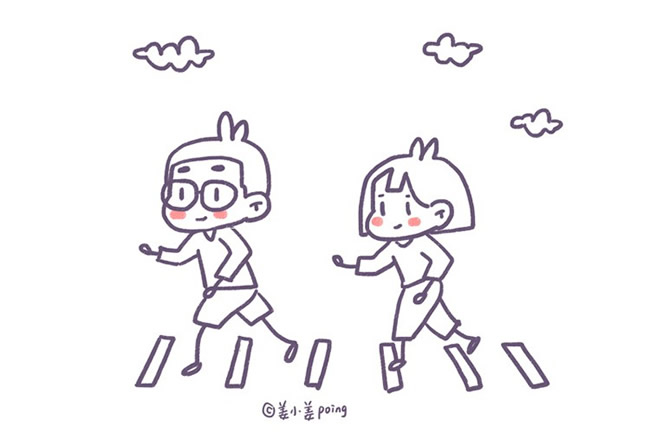 早晨跑步的简笔画(晨跑的简笔画图片)