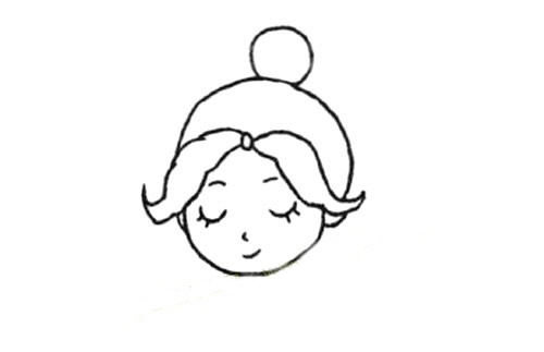 ​​​​​​​跳芭蕾舞的女孩简笔画教程