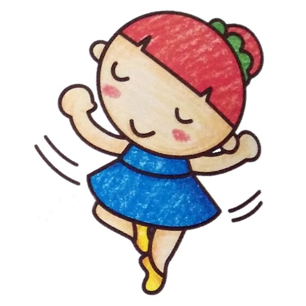 跳芭蕾舞的女生简笔画(跳芭蕾舞女孩)