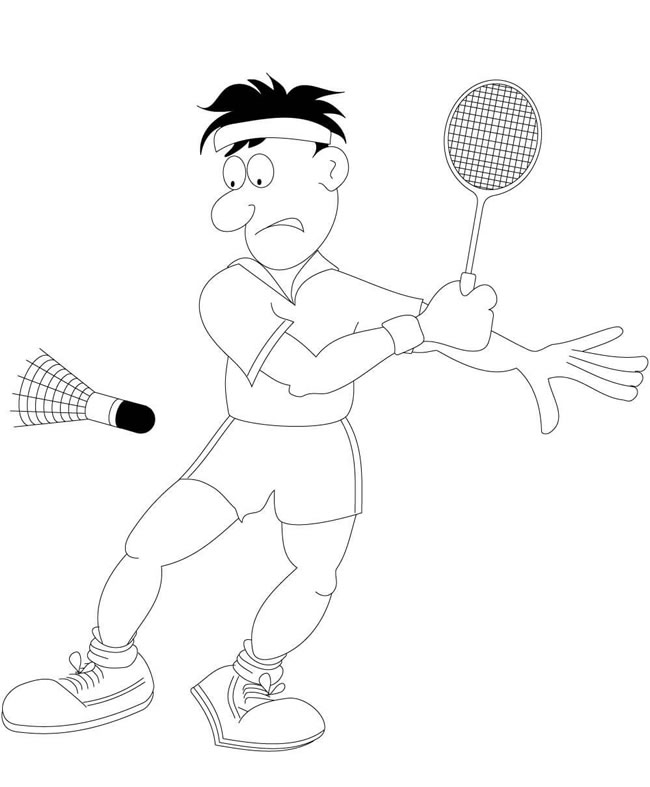 男孩打羽毛球简笔画(男孩打羽毛球简笔画怎么画)