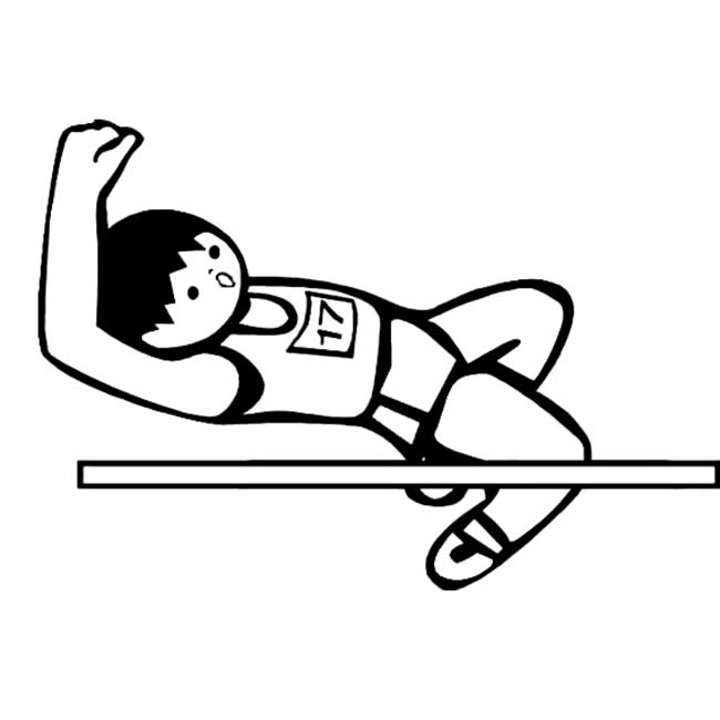 跳高运动员人物简笔画(跳高运动员人物简单介绍)