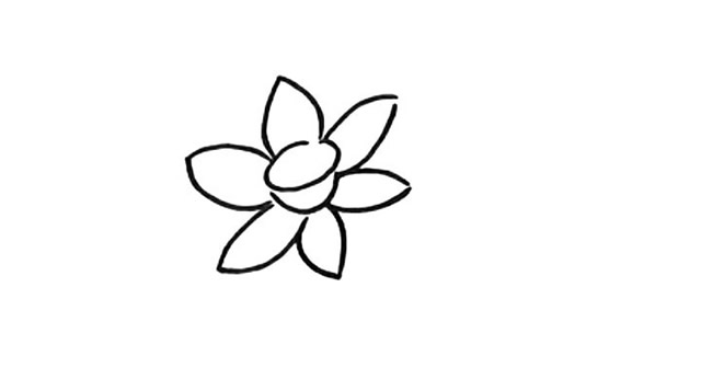 漂亮的水仙花简笔画教程