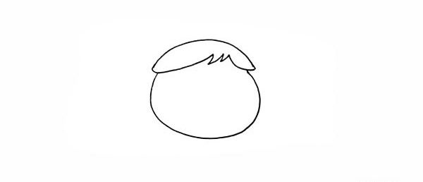 卡通可爱的向日葵简笔画教程