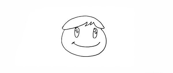 卡通可爱的向日葵简笔画教程