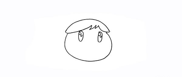 卡通可爱的向日葵简笔画教程