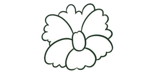 带颜色的牡丹花简笔画怎么画? 带颜色的牡丹花简笔画怎么画?