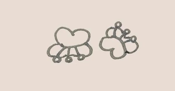 涂色的蝴蝶兰简笔画步骤 涂色的蝴蝶兰简笔画步骤