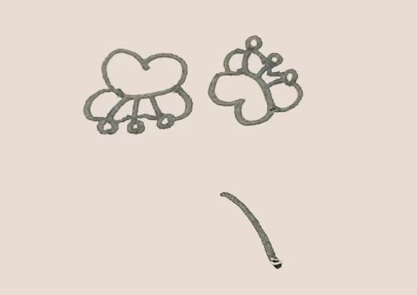 涂色的蝴蝶兰简笔画步骤 涂色的蝴蝶兰简笔画步骤