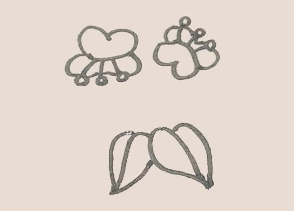 涂色的蝴蝶兰简笔画步骤 涂色的蝴蝶兰简笔画步骤