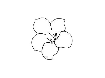 杜鹃花简笔画简单画法步骤 杜鹃花简笔画简单画法步骤