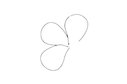 鸡蛋花简笔画步骤教程