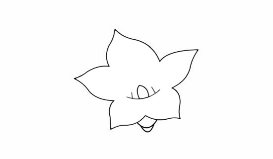 桔梗花简笔画简单画法步骤 桔梗花简笔画简单画法步骤