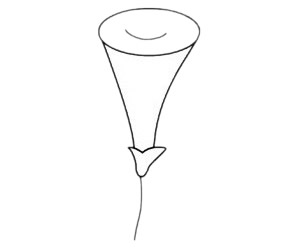 一步步教你画简单的牵牛花