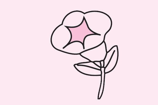 一组关于牵牛花的简笔画大全