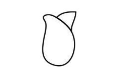 一步步教你画简单的郁金香