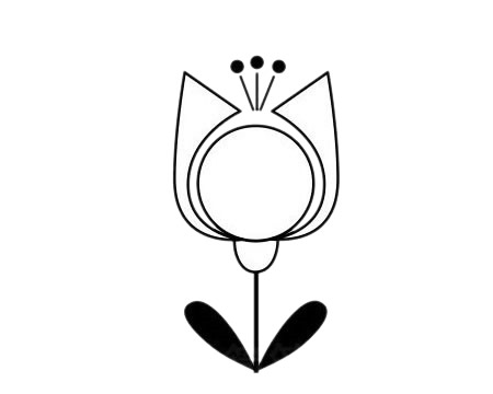 卡通的郁金香简笔画(卡通的郁金香简笔画怎么画)