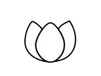 一步步教你画简单的荷花