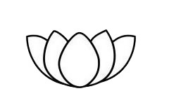 一步步教你画简单的荷花