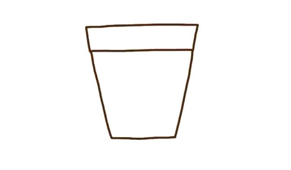 漂亮的盆栽简笔画步骤教程 漂亮的盆栽简笔画步骤教程