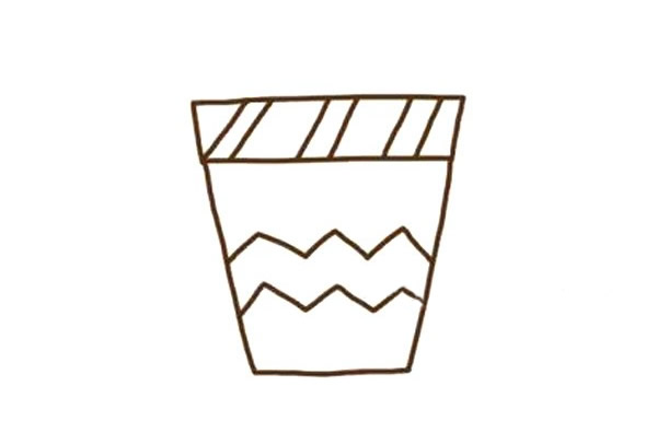 漂亮的盆栽简笔画步骤教程 漂亮的盆栽简笔画步骤教程