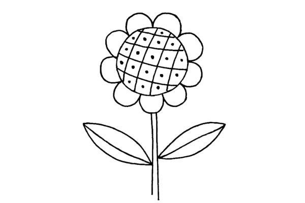 儿童学画向日葵的画法步骤教程 儿童学画向日葵的画法步骤教程