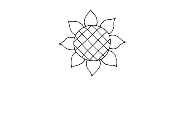 儿童学画向日葵的画法步骤教程 儿童学画向日葵的画法步骤教程