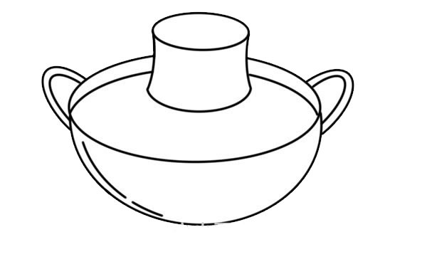 美味的火锅简笔画