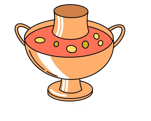 美味的火锅简笔画