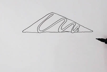 三明治的简笔画怎么画