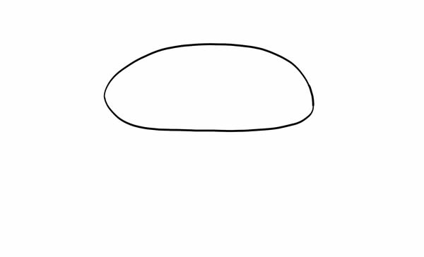 流口水的汉堡简笔画 流口水的汉堡简笔画