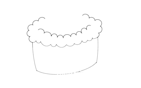 寿司简笔画步骤