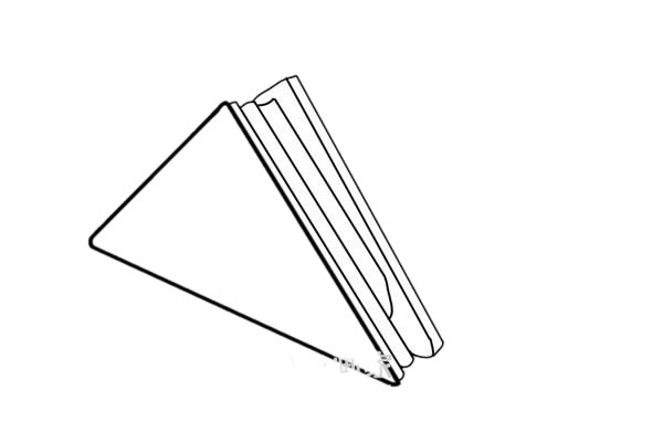 三明治简笔画简单又漂亮