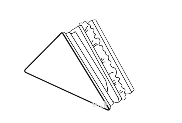 三明治简笔画简单又漂亮