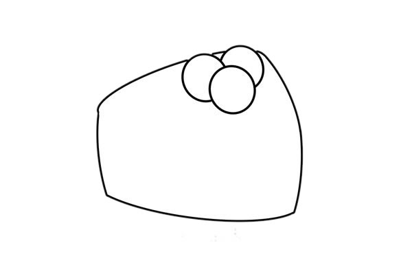 蓝莓蛋糕简笔画步骤 蓝莓蛋糕简笔画步骤