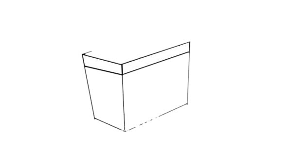 薯条简笔画步骤