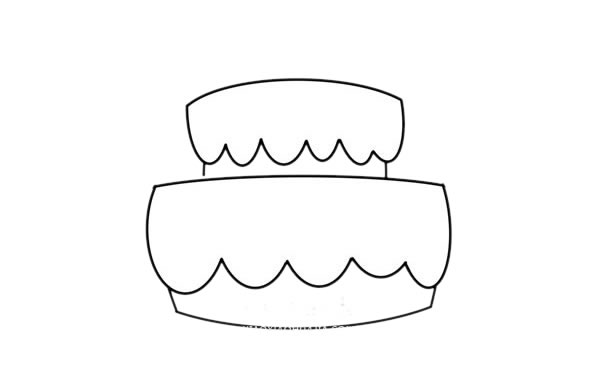 生日蛋糕简笔画怎么画