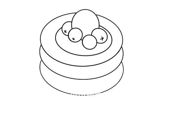 松饼简笔画画法 松饼简笔画画法