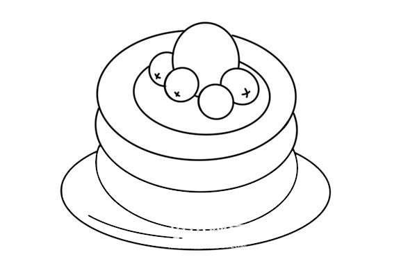 松饼简笔画画法 松饼简笔画画法