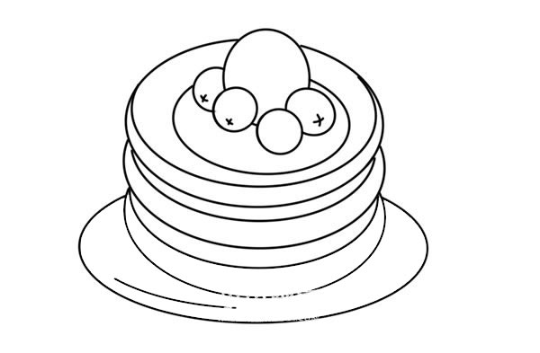 松饼简笔画画法 松饼简笔画画法